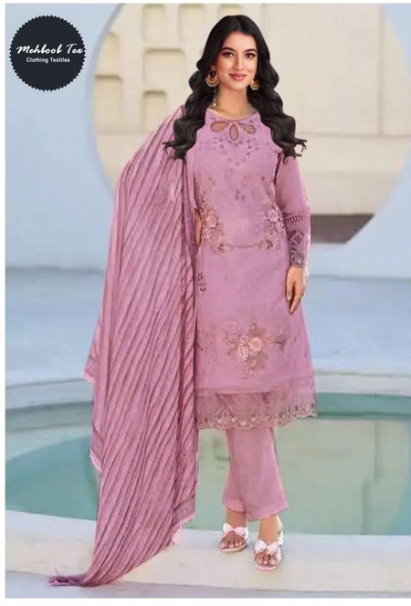Mehboob Tex 1621 And 1622 Chiffon Dupatta Pakistani Salwar Suits Wholesale Market In Surat